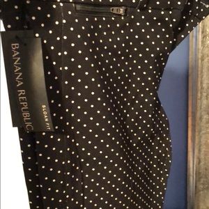 Banana Republic Sloan Fit Black Pants